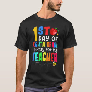 T-shirt Priez pour mon enseignant Je suis prêt pour la hui