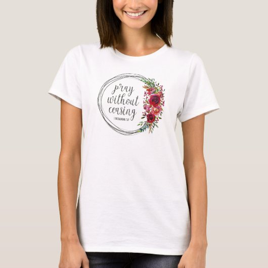 T-shirt Priez Sans Cesse (Devant)