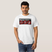 T-shirt "PRIEZ svp" la chemise (Devant entier)