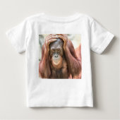 T-SHIRT PRIMATE D'ORANGATANG INFANTS (Dos)
