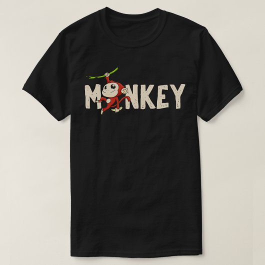 T-shirt Primate singe Ape (Design devant)