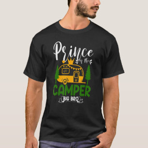 T-shirt Prince Du Camper Camping Camping Campfires Vaca