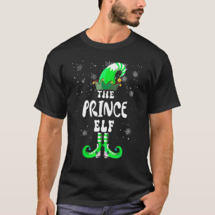 T-shirt Prince Elf Matching Family Group Noël