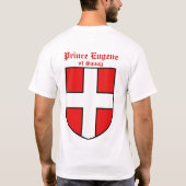 T-shirt Prince Eugene de chemise de la Savoie (Dos)