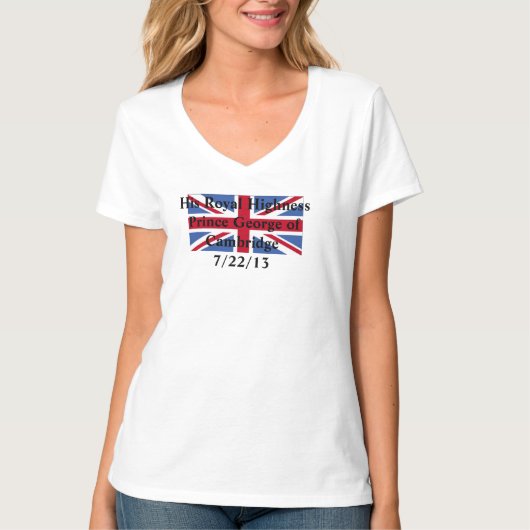 T-shirt Prince George de Cambridge (Devant)
