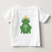 T-shirt prince grenouille pour bébé garçon en bas (Dos)