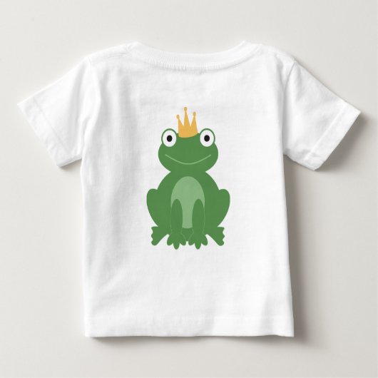 T-shirt prince grenouille pour bébé garçon en bas  (Dos)