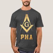 T-shirt Prince Hall Mason Apparel PHA Mason Freemason (Devant)
