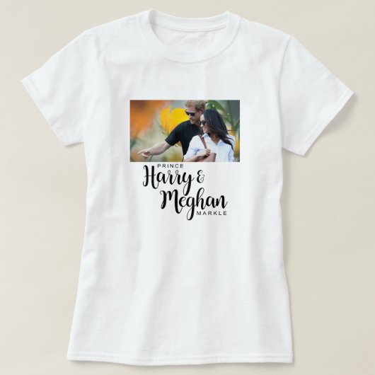 T-shirt Prince Harry & Meghan Markle (Design devant)