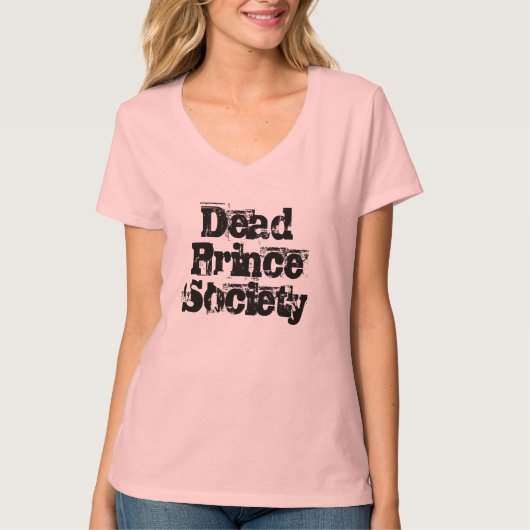 T-shirt Prince mort Society (Devant)
