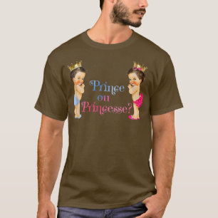 T-shirt Prince ou Princesse Bébé Révélation de genre