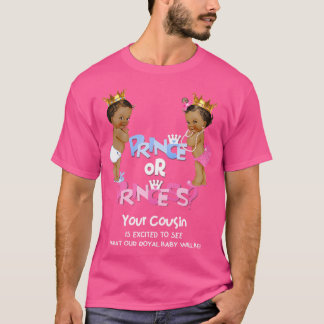 T-shirt Prince Ou Princesse Cousin Révélation De Sexe Ethn