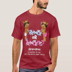 T-shirt Prince ou Princesse Grand-mère Ethnique Genre Reve
