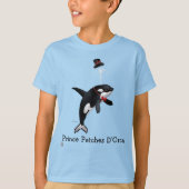 T-shirt Prince Patches D'Orca Kinder T-shirt (Voorkant)