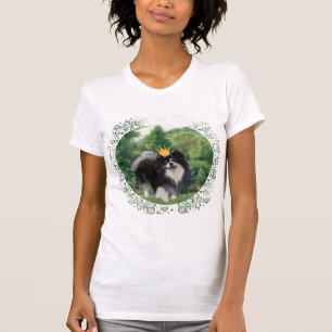 T-shirt Prince Pomeranian noir