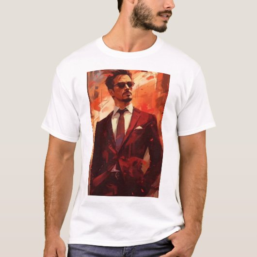 T-shirt PRINCE Tony Stark (Devant)