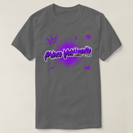 T-shirt Prince Vashsanity Gamer 4 Life (Design devant)