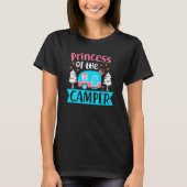 T-shirt Princess Of The Camper Camping Extérieur Aventurie (Devant)