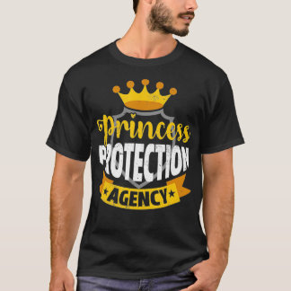 T-shirt Princess Protection Agency Tiara Badge Mens Father