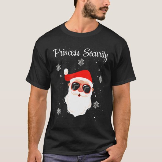 T-shirt Princess Security Papa Team Big Brother Annonce (Devant)