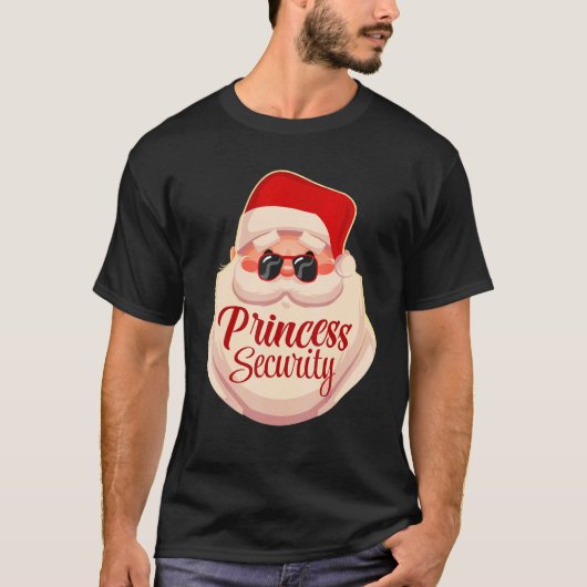 T-shirt Princess Security Papa Team Big Brother Annonce (Devant)