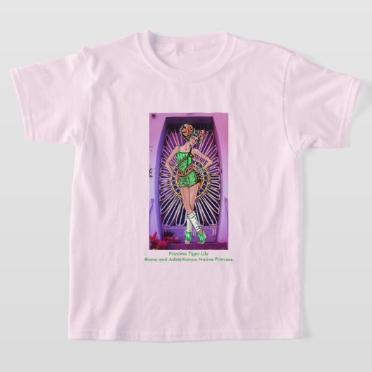 T-shirt Princess Tiger Lily Brave & Adventurous (Poser)