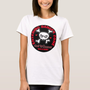 T-shirt Princess Warning Danger Zone