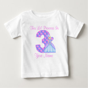 T-shirt princesse 3e anniversaire