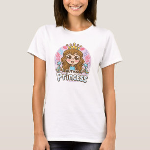 T-Shirt Princesse Autisme - Mignonne Empower Autis