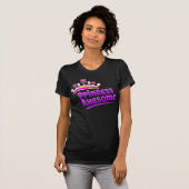 T-shirt Princesse Awesome (Devant entier)