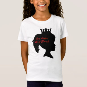 T-Shirt Princesse Big Soeur Meilleur Ami