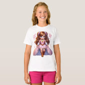 T-shirt Princesse bonne fille (Devant entier)
