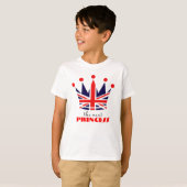 T-shirt Princesse britannique Crown (Devant entier)