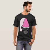 T-shirt Princesse Carlin noir (Devant entier)