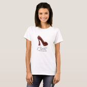 T-Shirt Princesse Cendrillon Chaussures rouges Cit (Devant entier)
