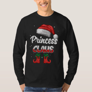 T-shirt Princesse Claus Pyjama de Noël Famille Corresponda