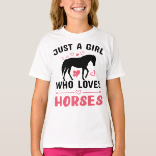 T-shirt Princesse Cowgirl Équitation Cheval à Cheval
