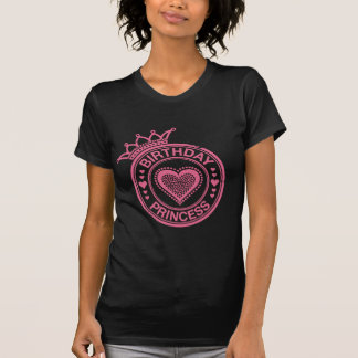 T-shirt Princesse d'anniversaire - rose -