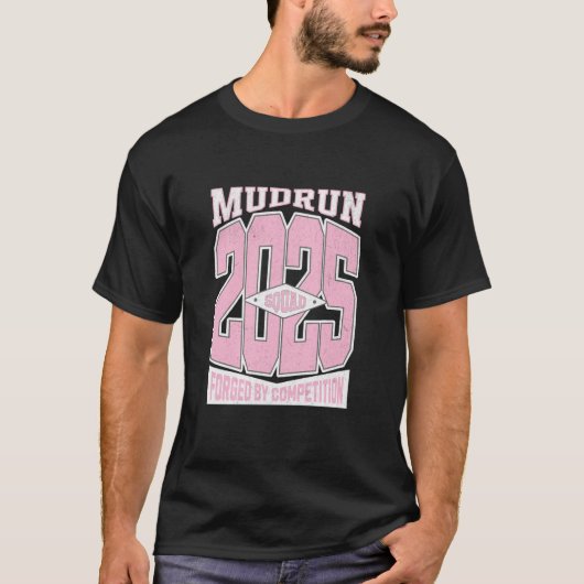 T-shirt Princesse de boue Course dans la boue de l'équipe (Devant)
