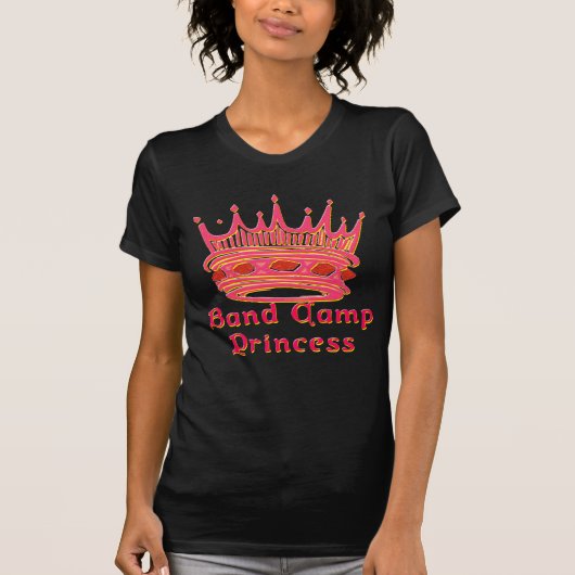 T-shirt Princesse de camp de bande (Devant)