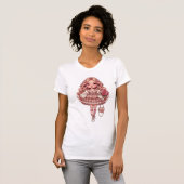 T-shirt princesse de cœur dall (Devant entier)