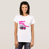 T-shirt Princesse de course de papa (Devant entier)