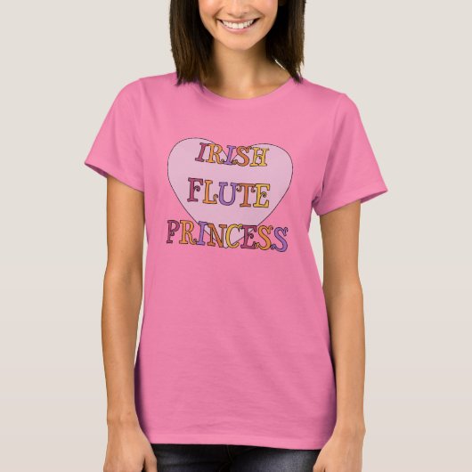 T-shirt Princesse de Flûte irlandaise (Devant)