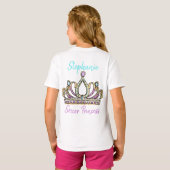 T-shirt Princesse de football (Dos entier)