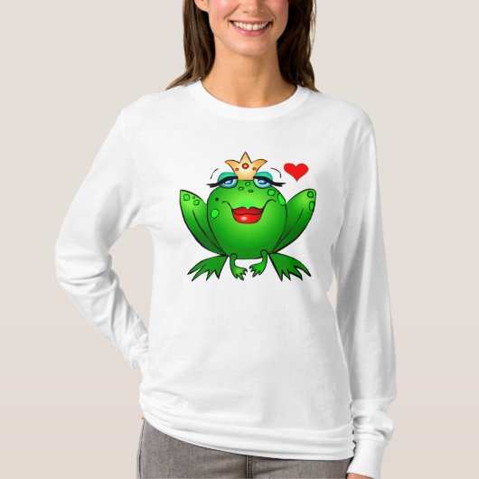 T-shirt Princesse de grenouille avec Madame avec du charme (Devant)