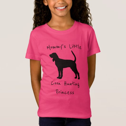 T-Shirt Princesse de la Chasse au Petit Coon de maman (Devant)