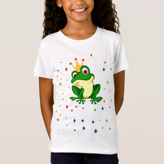 T-Shirt Princesse de la grenouille. Un conte de fées de de (Devant)