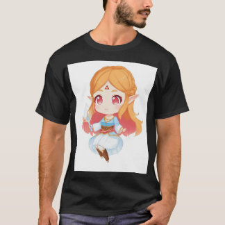 T-shirt Princesse de style Hylien Chibi