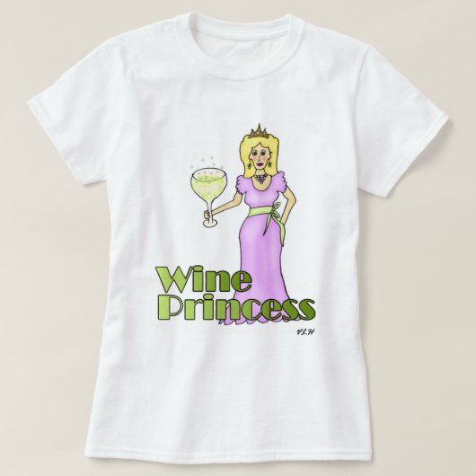 T-shirt Princesse de vin (Design devant)