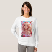 T-shirt princesse des fleurs (Devant entier)